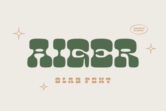 Aiger: The Retro Display Font for Modern Brand Identity