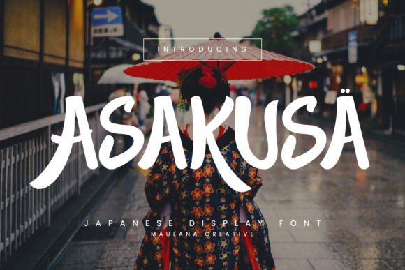 Asakusa: The Bold Japanese Modern Display Font for Campaigns
