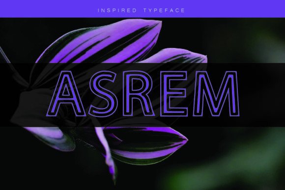 Asrem: The Timeless Display Font for Handmade Branding