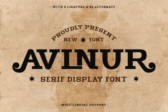 Avlnur: The Ultimate Display Font for Modern Design