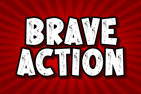 Brave Action: The Premium Display Typeface for Bold Campaigns