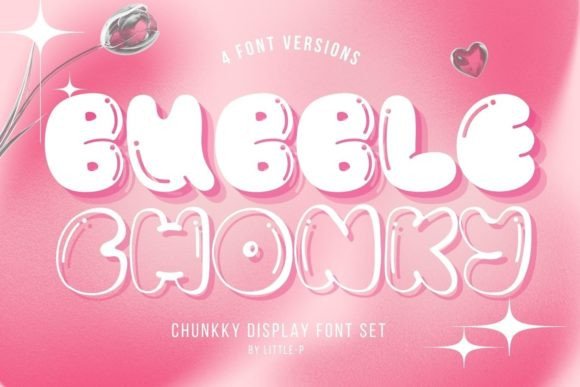 Bubble Chonky: The Cutest Display Font for Your Next Project