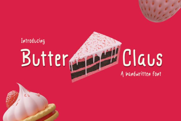 Butter Claus: The Handwritten Display Font for Warm Digital Experiences