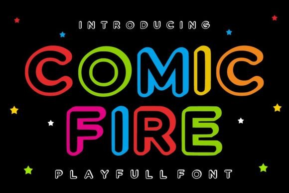 Comic Fire: The Bold Display Font for Friendly Branding