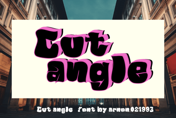 Cut Angle: The Bold Typeface for Modern Brand Identity