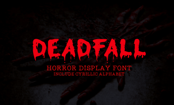 Deadfall: The Ultimate Horror Display Font for Bold Brand Identity