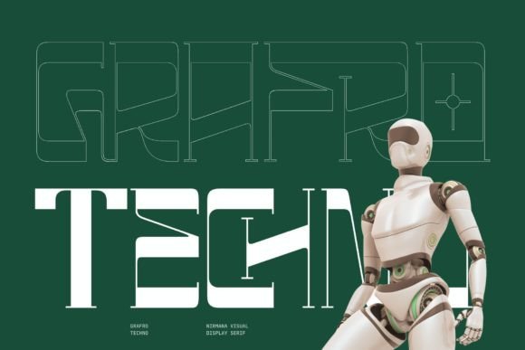Grafro Techno: The Futuristic Typeface for Modern Branding