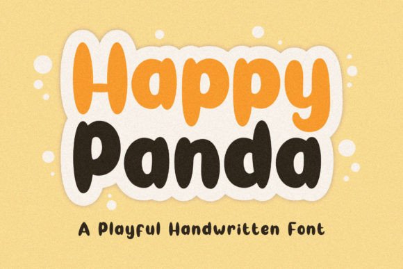 Happy Panda: The Bold Display Typeface for Kid-Friendly Campaigns