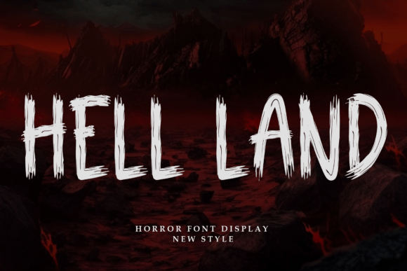 Hell Land: The Bold Handwritten Display Font for Fun Campaigns