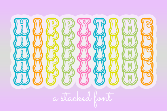 Hippy Time: A Vibrant Display Typeface for Creative Branding