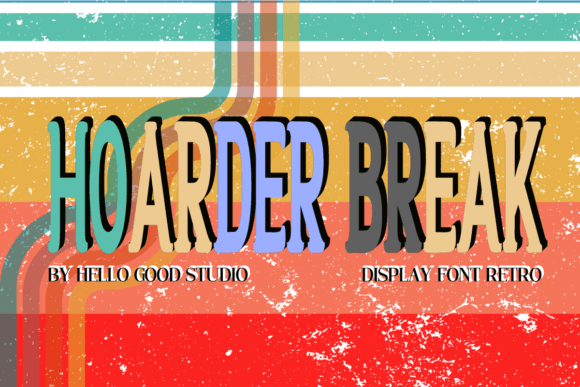 Hoarder Break: The Retro Display Font for Authentic Brand Identity