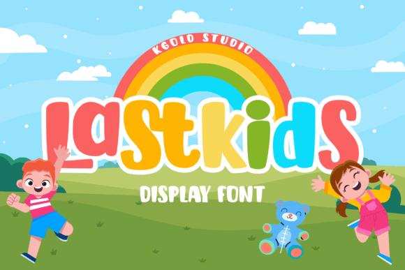 Lastkids: The Fun Display Font for Handmade Shop Branding