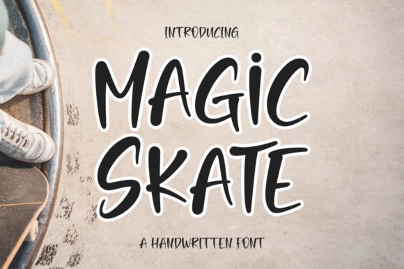 Magic Skate: The Handwritten Display Font for Scroll-Stopping Visuals