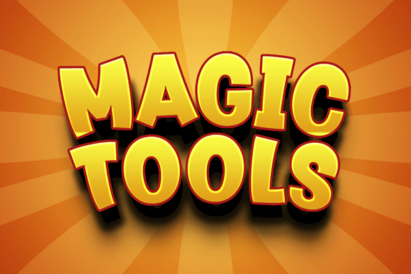 Magic Tools: The Bold Display Font for Creative Branding