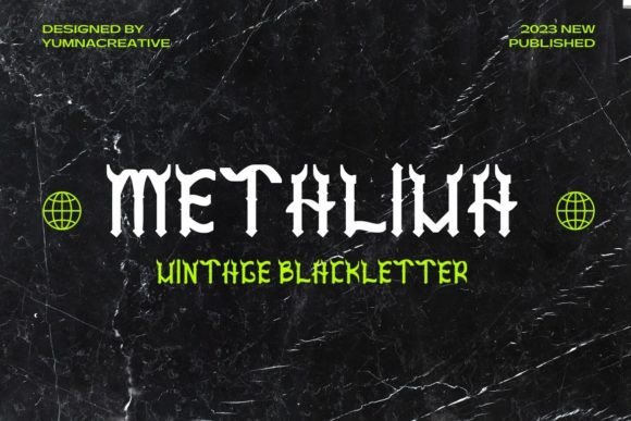 Metaliva: A Bold Display Font for Modern Digital Branding