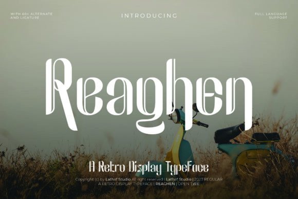 Reaghen - Retro Display for Vintage Branding and Business Identity