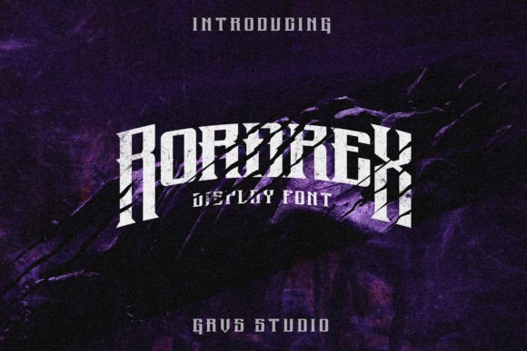 Rorarex: The Bold Display Font for Impactful Editorial Design