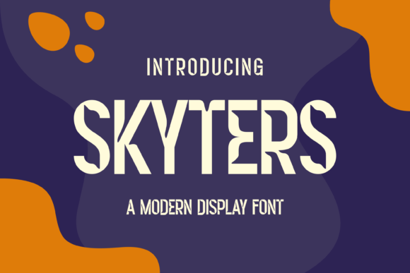 Skyters: The Bold Display Font for High-Impact Design