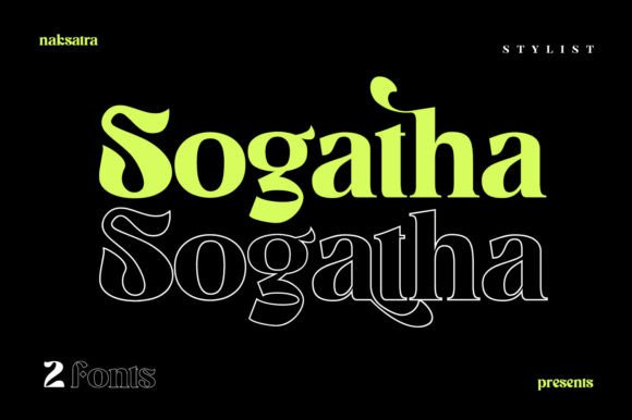 Sogatha: The Premium Display Font for Stunning Campaign Visuals