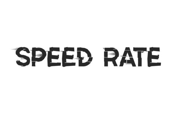 Speed Rate Font: A High-Energy Display Typeface for Racing Brands