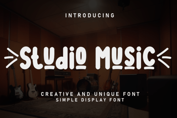 Studio Music: A Handwritten Display Font for Editorial Design