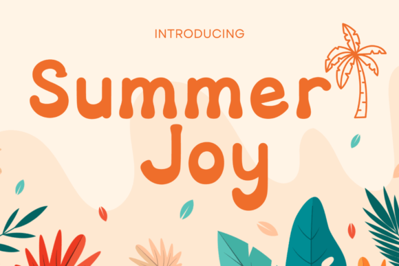 Summer Joy: The Groovy Display Font for Vibrant Branding