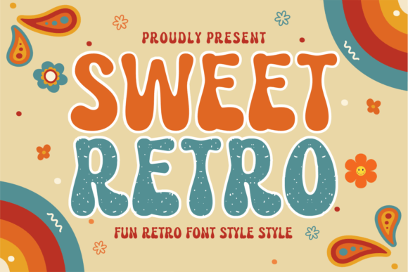 Sweet Retro: A Playful Display Font for Bold Branding