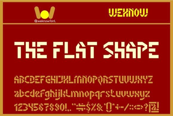 The Flat Shape: The Ultimate Display Font for Bold Campaigns