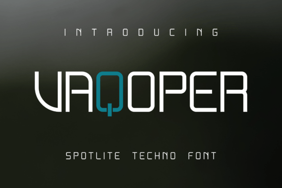 Vaqoper: The Viral Techno Typeface for Modern Campaigns